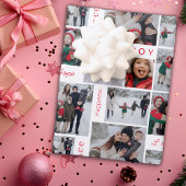 写真コラージュのクリスマス ラッピングペーパーシート
