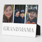 写真コラージュのプラーク |グランドママ |母の日 フォトプラーク (側面)