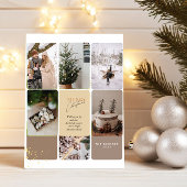 写真コラージュのメリークリスマスグリーティング5 シーズンカード