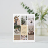 写真コラージュのメリークリスマスグリーティング5 シーズンカード (スタンド正面)