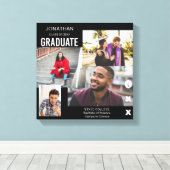 写真コラージュの大学院2 キャンバスプリント (インサイチュ (ウッドフロア))