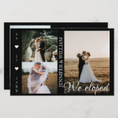 写真コラージュの結婚発表 (正面/裏面)