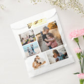 写真コラージュアイディアギフト作成5枚の写真 フェイバーバッグ (封をした状態)