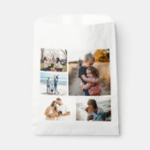 写真コラージュアイディアギフト作成5枚の写真 フェイバーバッグ (正面)