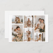 写真コラージュアイディアギフト作成6枚の写真 サンキューカード