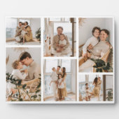 写真コラージュアイディアギフト作成6枚の写真 フォトプラーク (正面)