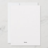 写真コラージュモダンメリークリスマス シーズンカード (裏面)