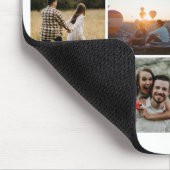 写真コラージュ一緒にコピー貼り付けのように行く マウスパッド (コーナー)