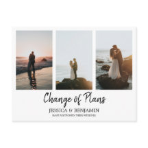 写真コラージュ付きの最小限の計画変更