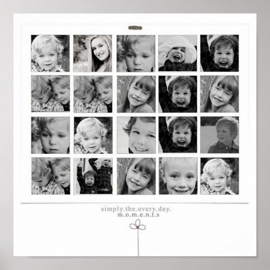 写真コラージュ写真 ポスター (正面)