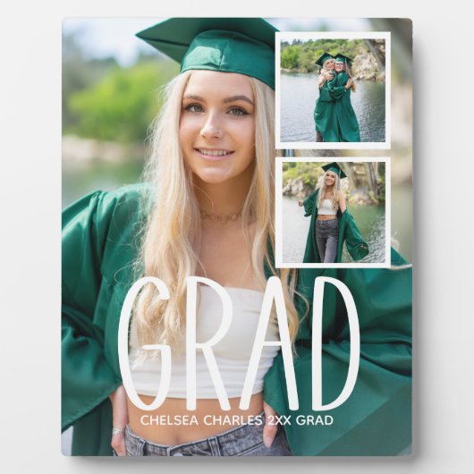 写真コラージュ卒業のプラークとイーゼル フォトプラーク (正面)