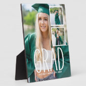 写真コラージュ卒業のプラークとイーゼル フォトプラーク (側面)