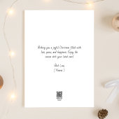 写真コラージュ平和オンアースMeowyクリスマスキャット シーズンカード