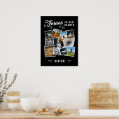 写真コラージュ永遠に私たちのハート馬メモリアル ポスター (キッチン)