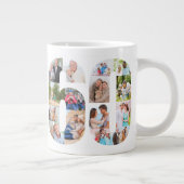 写真コラージュ番号60 - 60誕生日 ジャンボコーヒーマグカップ (右)