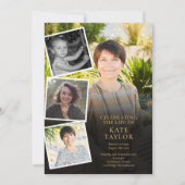 写真コラージュ葬儀プログラム 招待状 (正面)