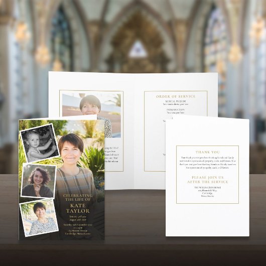 写真コラージュ葬儀注文の折り畳み プログラム