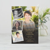 写真コラージュ葬儀追悼会 式次第 プログラム (スタンド正面)