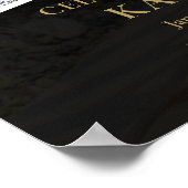 写真コラージュ葬儀 生の祝い 看板 ポスター (角)