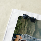 写真コラージュ記念日 ビーチタオル (インサイチュ)