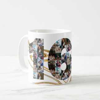 写真コラージュ16年のアニバーサリーギフト コーヒーマグカップ