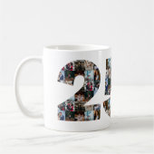 写真コラージュ25周年記念品 コーヒーマグカップ (左)