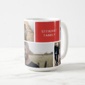 写真コラージュ5 コーヒーマグカップ (正面右)