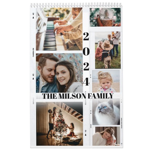 写真コラージュ カレンダー (カバー)