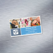 写真コラージュ – クリエイティブモダンメトロスタイル マグネット名刺 (インサイチュ)