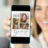 写真コラージュ スクリプト 卒業発表 案内状