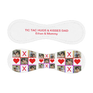 写真コラージュ ティックタックトー ハグ キス 父の日 野球ボール