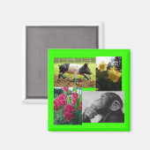 写真コラージュ マグネット (正面/裏面)