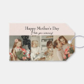 写真コラージュ&メッセージ – ギフパーソナライズされたト | ギフトタグ (正面(横))