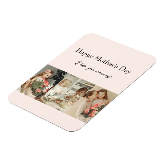 写真コラージュ&メッセージ – ギフパーソナライズされたト | マグネット (左側)