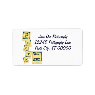 写真コラージュ ラベル