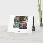 写真コラージュ 家族の写真 シーズンカード (裏面)