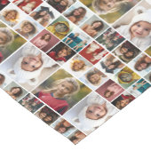 写真コラージュ – 最大14枚の写真 – 白 ショートテーブルランナー (コーナー)