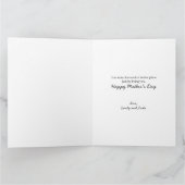 写真コラージュ 水彩 ソフト フラワーズ 編集可能なカード カード (内部)