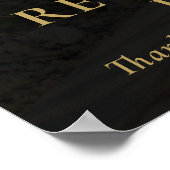 写真コラージュ　退職パーティー　ウェルカムサイン ポスター (角)