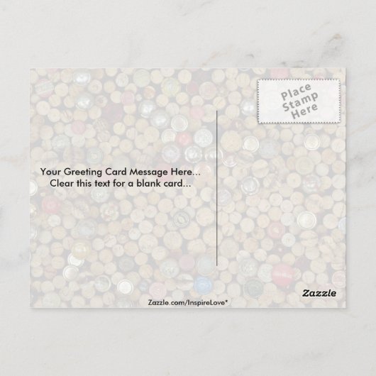 写真コルク ポストカード (裏面)