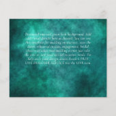 写真コンテンポラリーの救日付の婚約 (裏面)