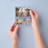 写真コンテンポラリーの救日付の婚約 チラシ (手)