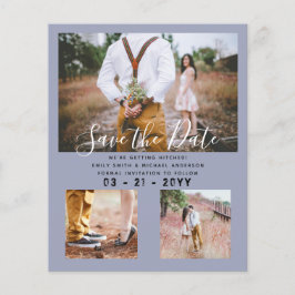 写真コンテンポラリーの救日付の婚約 チラシ