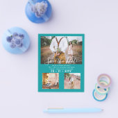 写真コンテンポラリーの救日付の婚約 チラシ (シングル)