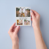 写真コンテンポラリーの救日付の婚約 チラシ (手)