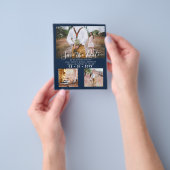 写真コンテンポラリーの救日付の婚約 チラシ (手)