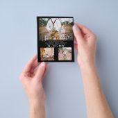 写真コンテンポラリーの救日付の婚約 チラシ (手)