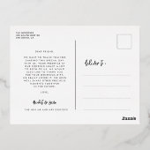 写真コンテンポラリーバラ金ゴールドはがき 箔シーズンポストカード (裏面)