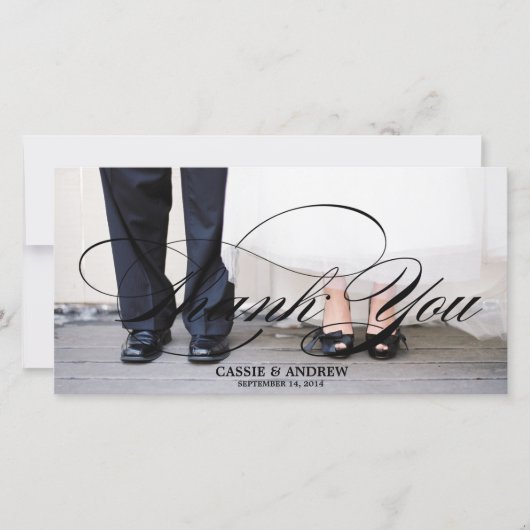 写真サンキューカード サンキューカード (正面)