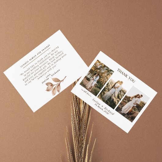 写真サンキューカード ノートカード